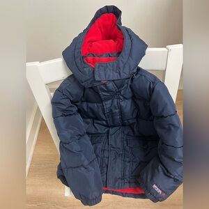 GAP Puffer Jacket with Red Accent
